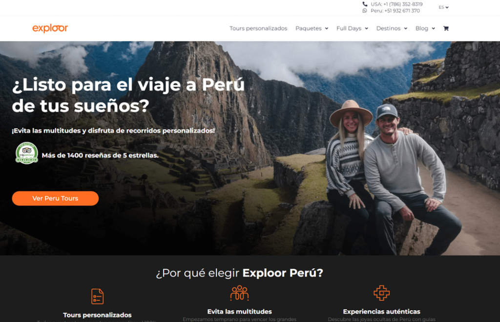 exploor peru pagina